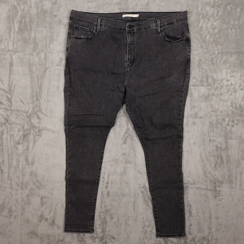 Levi's jeans 720 high rise super skinny women's 24W vintage black